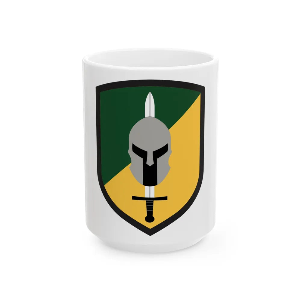 142 Military Police Brigade (U.S. Army) White Coffee Mug-15oz-Go Mug Yourself