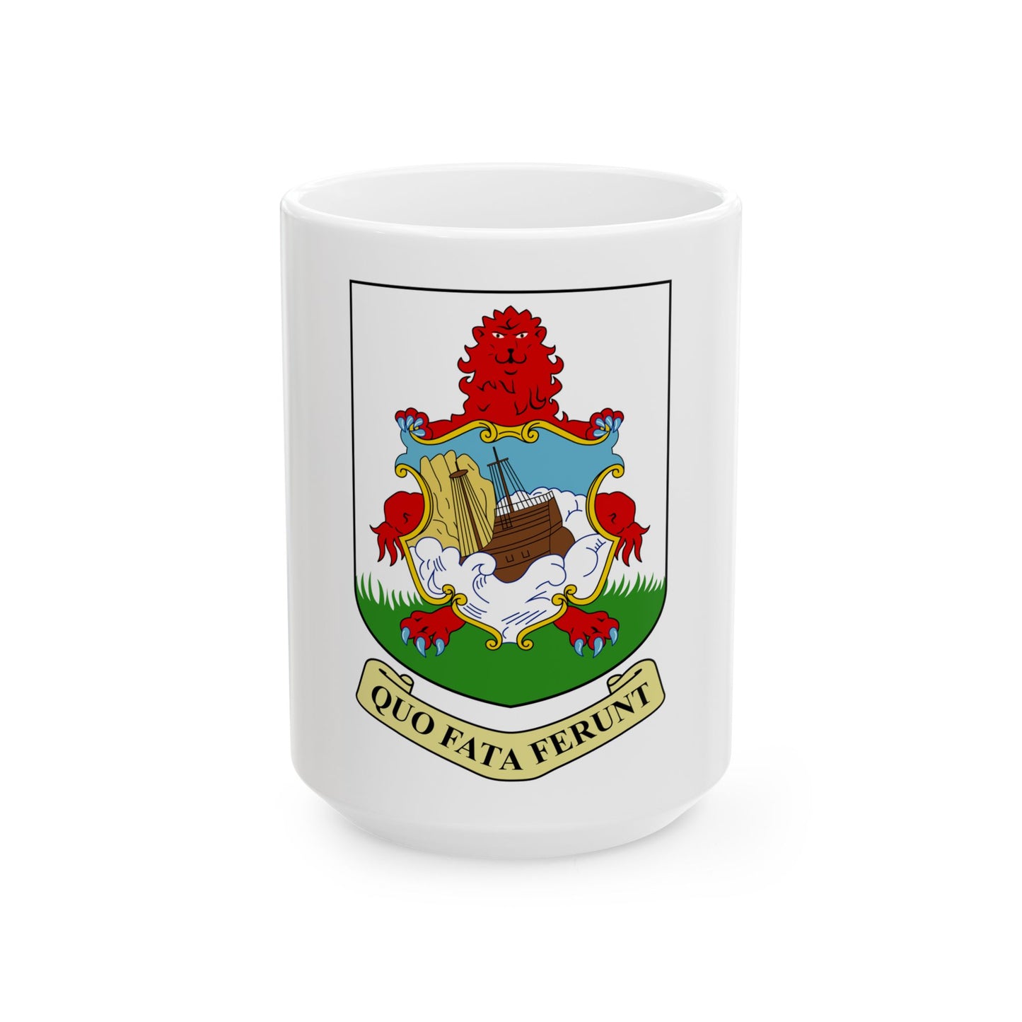 Coat of arms of Bermuda - White Coffee Mug