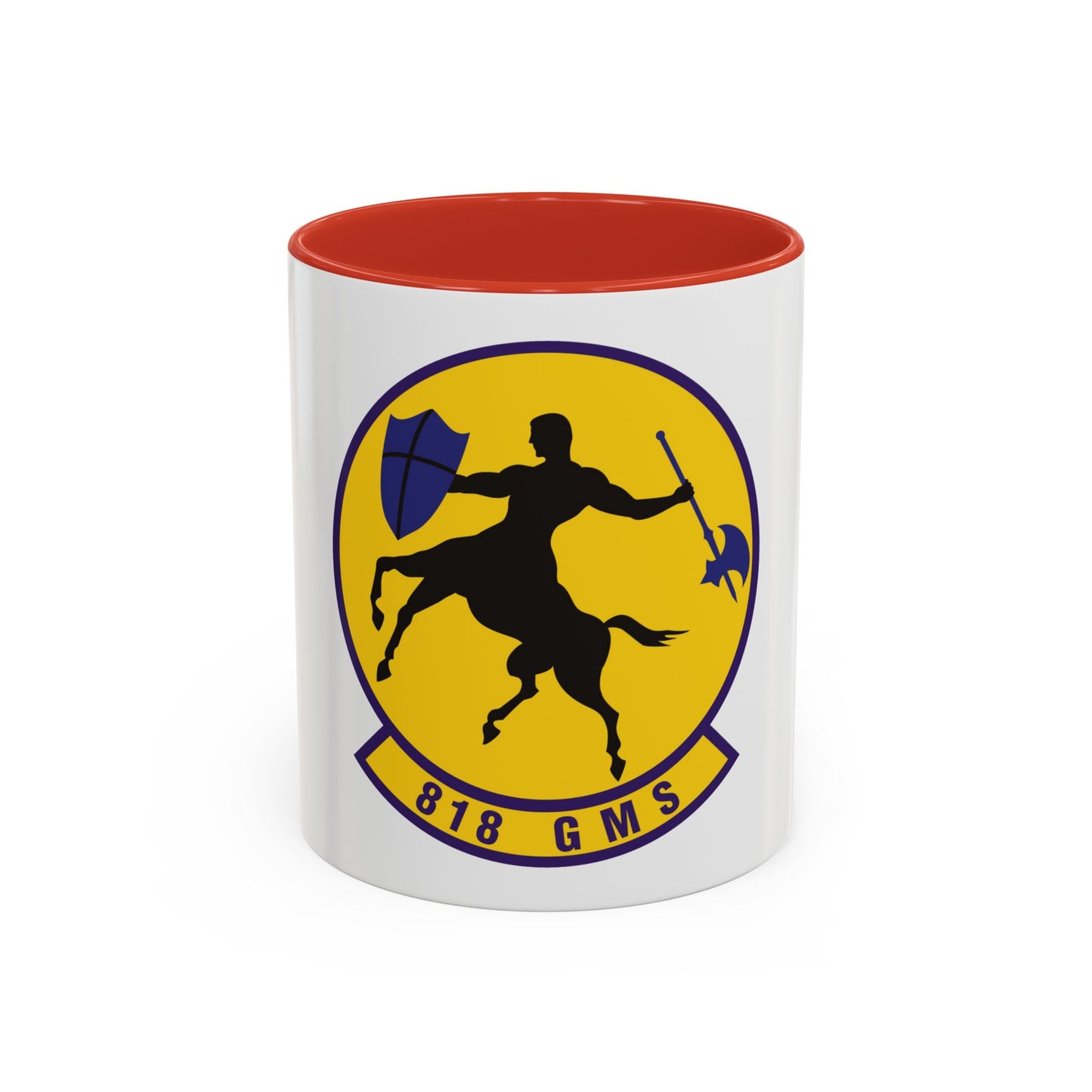 818th Global Mobility Squadron (U.S. Air Force) Accent Coffee Mug