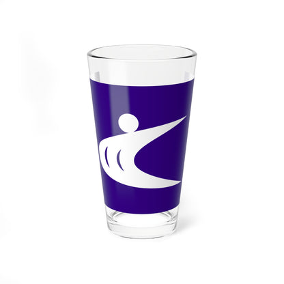 Flag of Tozawa Yamagata (Japan) Pint Glass 16oz