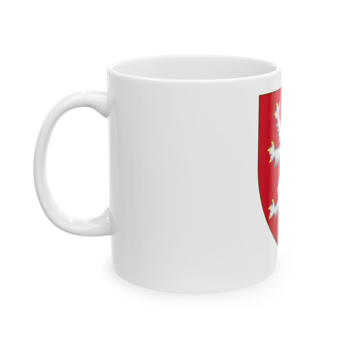 Coat of arms of the House of Luxembourg-Bohemia - White Coffee Mug
