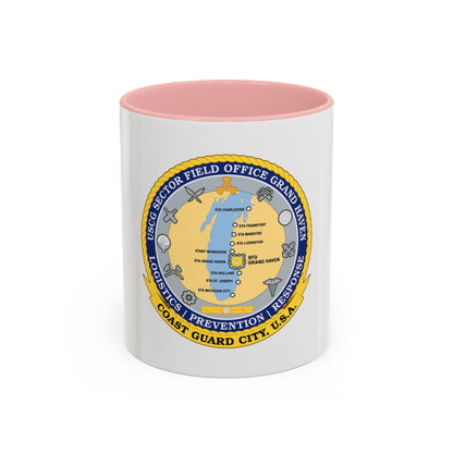 USCG Sector Field Office Grand Haven (U.S. Coast Guard) Accent Coffee Mug