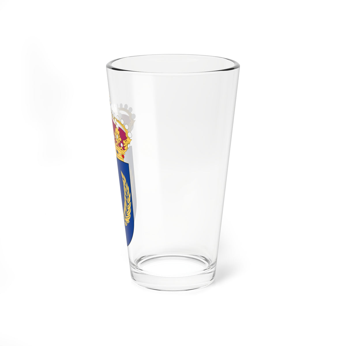 Militärhögskolan Karlberg vapen 2 (Sweden) (Coat of Arms) Pint Glass 16oz