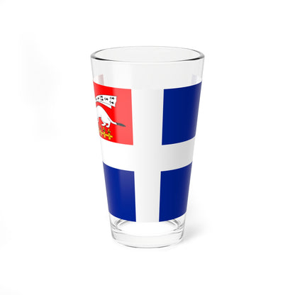 Drapeau de Saint-Malo 20e siecle (France) Pint Glass 16oz