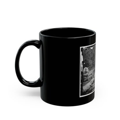 Chickahominy River, Va. Grapevine Bridge Built May 27-28, 1862, By The 5th New Hampshire Infantry Under Col. Edward E. Cross (U.S. Civil War) Black Coffee Mug