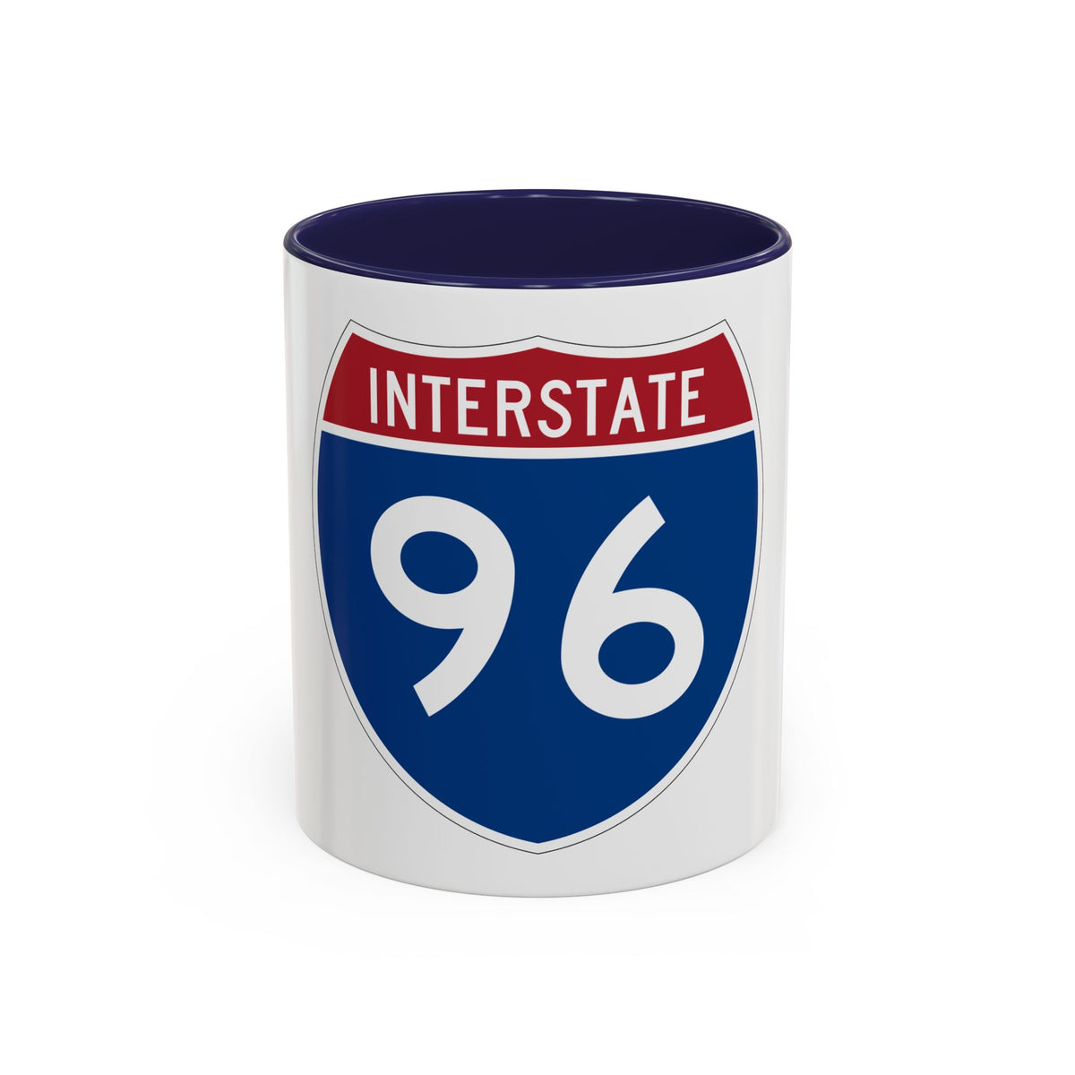 Interstate 96 (U.S. Highways) Accent Coffee Mug
