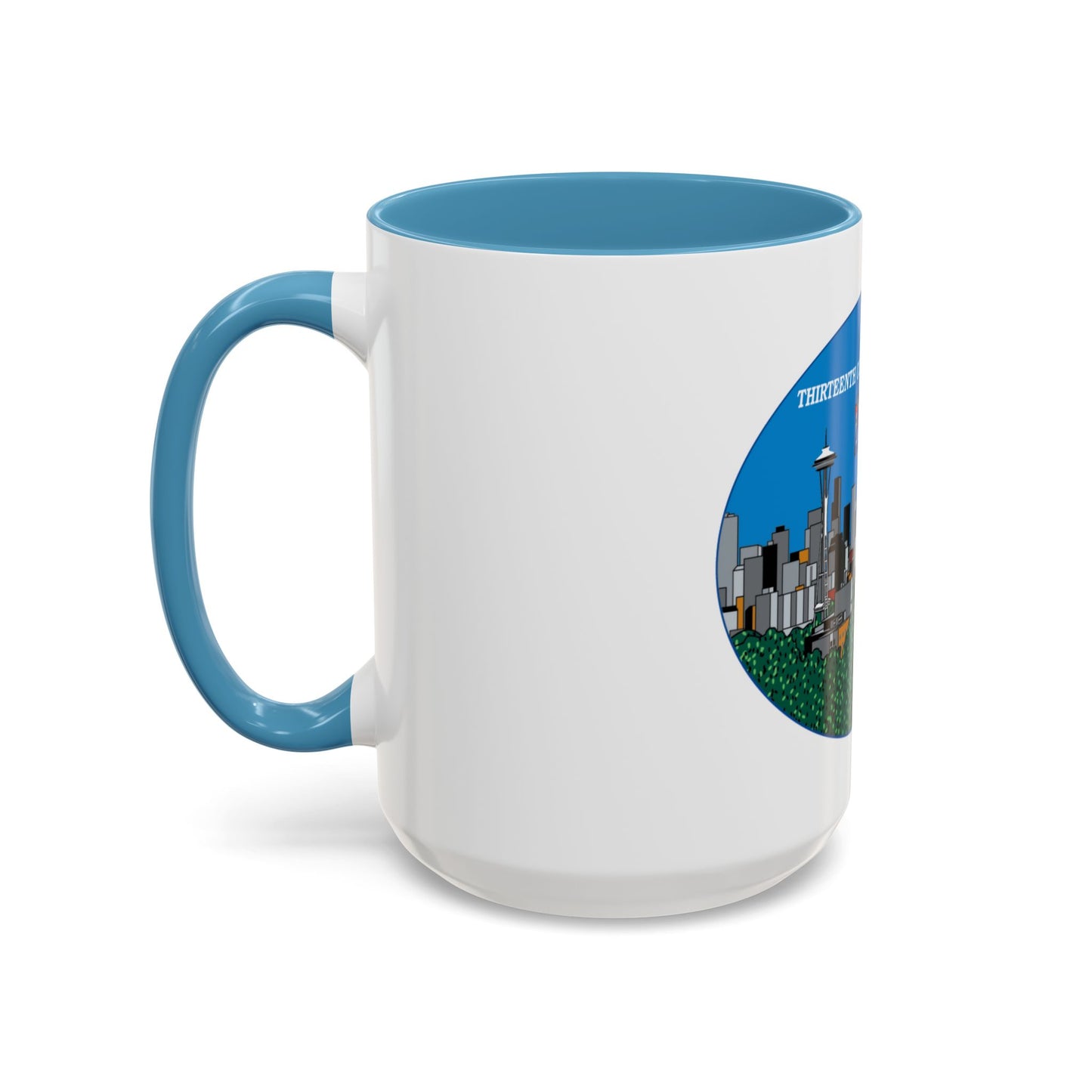 13th CG District Pacific Northwest (U.S. Coast Guard) Accent Coffee Mug
