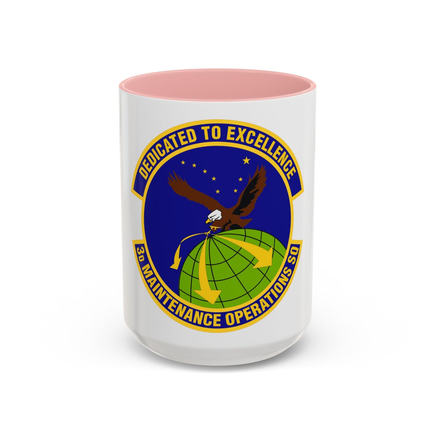 3d Maintenance Operations Squadron (U.S. Air Force) Accent Coffee Mug