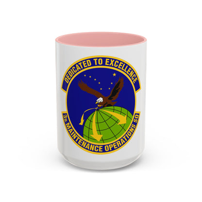 3d Maintenance Operations Squadron (U.S. Air Force) Accent Coffee Mug
