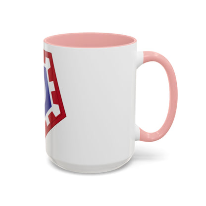 117 Engineer Brigade (U.S. Army) Accent Coffee Mug