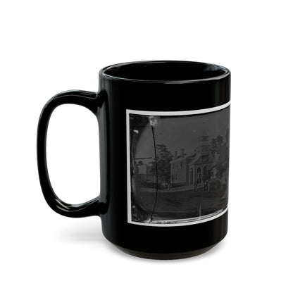 Culpeper Court House, Va.  Court House, With A Group Of Confederates Captured At Cedar Mountain On Balcony (U.S. Civil War) Black Coffee Mug