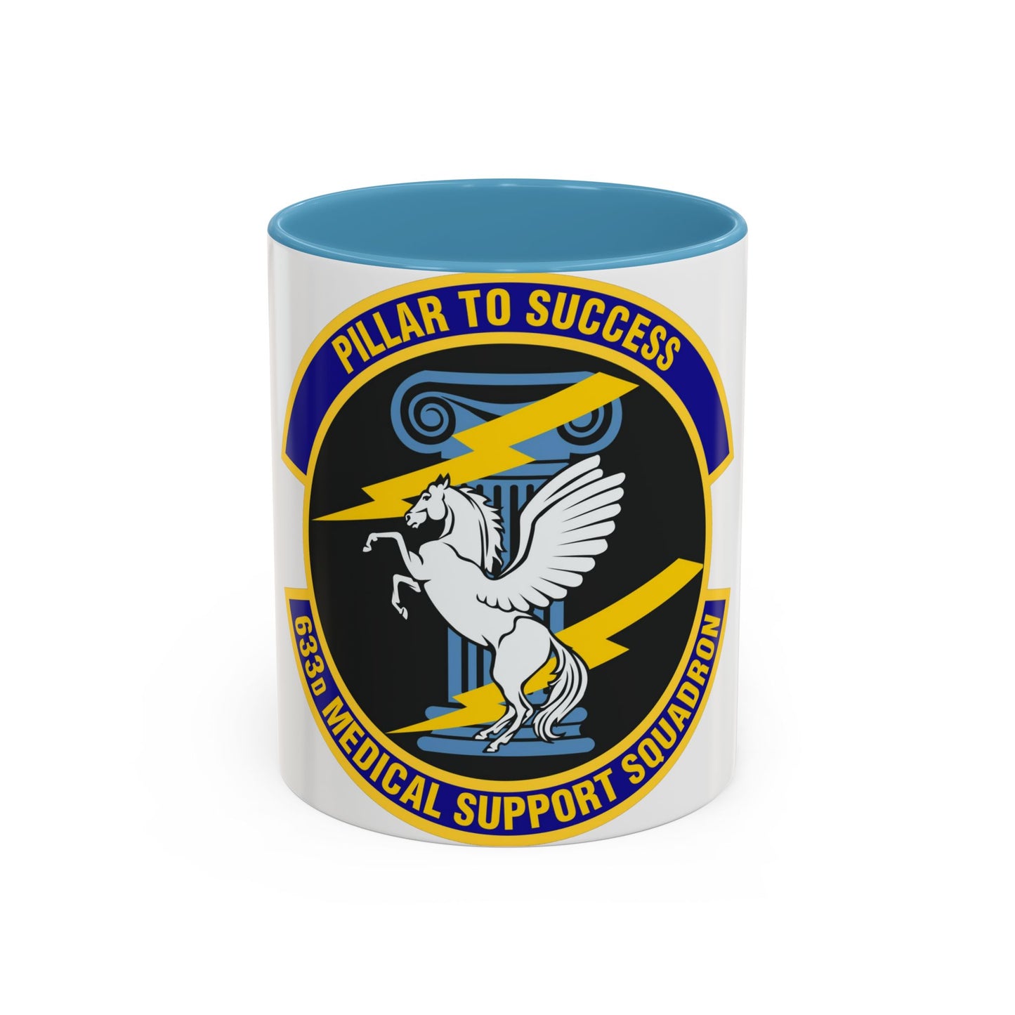 633d Medical Support Squadron (U.S. Air Force) Accent Coffee Mug