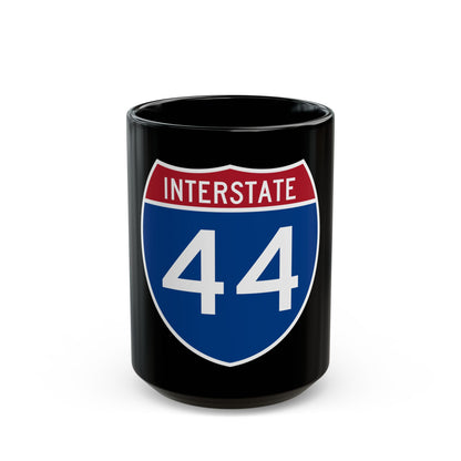 Interstate 44 (U.S. Highways) Black Coffee Mug