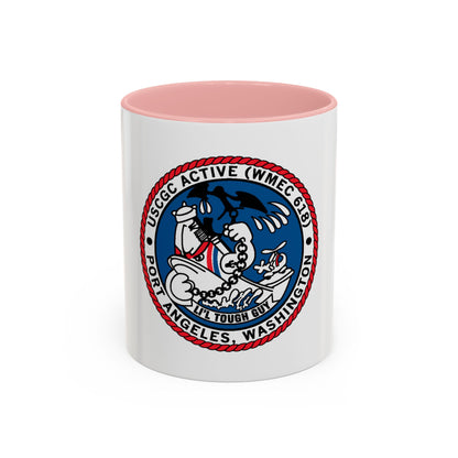 USCGC Active WMEC 618 Port Angeles WA (U.S. Coast Guard) Accent Coffee Mug