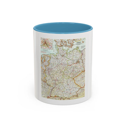 Germany (1959) (Map) Accent Coffee Mug