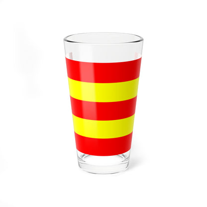 Flag of Avesnes-sur-Helpe (France) Pint Glass 16oz