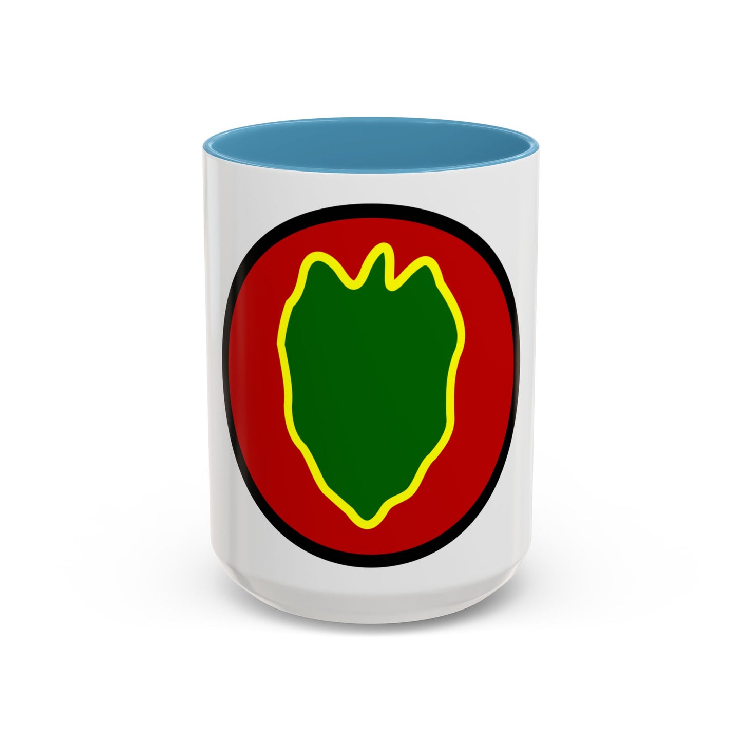 24 Infantry Division SSI (U.S. Army) Accent Coffee Mug