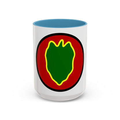 24 Infantry Division SSI (U.S. Army) Accent Coffee Mug