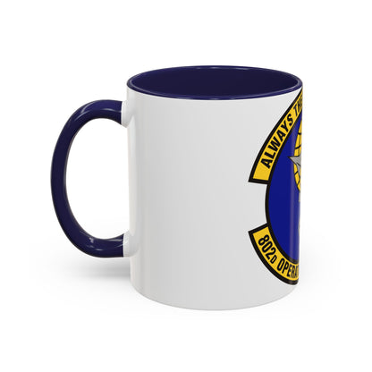 802d Operations Support Squadron (U.S. Air Force) Accent Coffee Mug