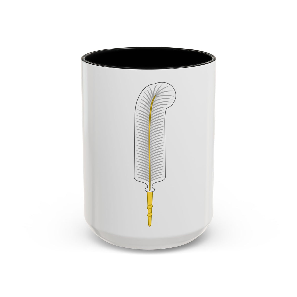 Ostrich Feather Badge - Accent Coffee Mug