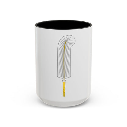 Ostrich Feather Badge - Accent Coffee Mug