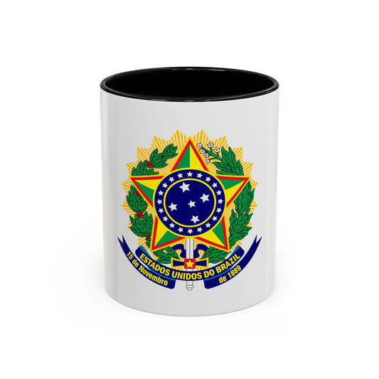 Coat of arms of the United States of Brazil - Accent Coffee Mug