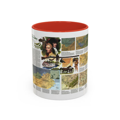 USA - Ohio Valley 2 (1985) (Map) Accent Coffee Mug