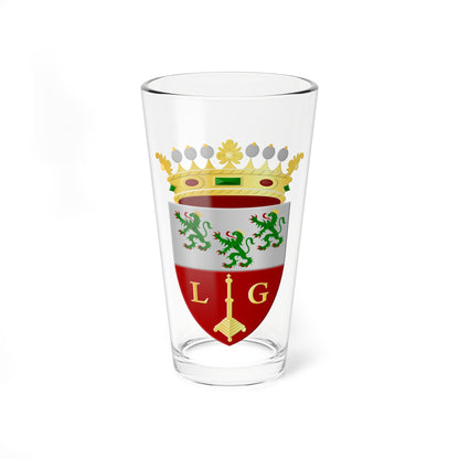 Theux wapen (Belgium) (Coat of Arms) Pint Glass 16oz