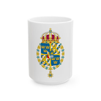 Great coat of arms of Sweden 3 - White Coffee Mug