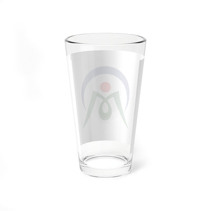 Flag of Mimasaka Okayama (Japan) Pint Glass 16oz