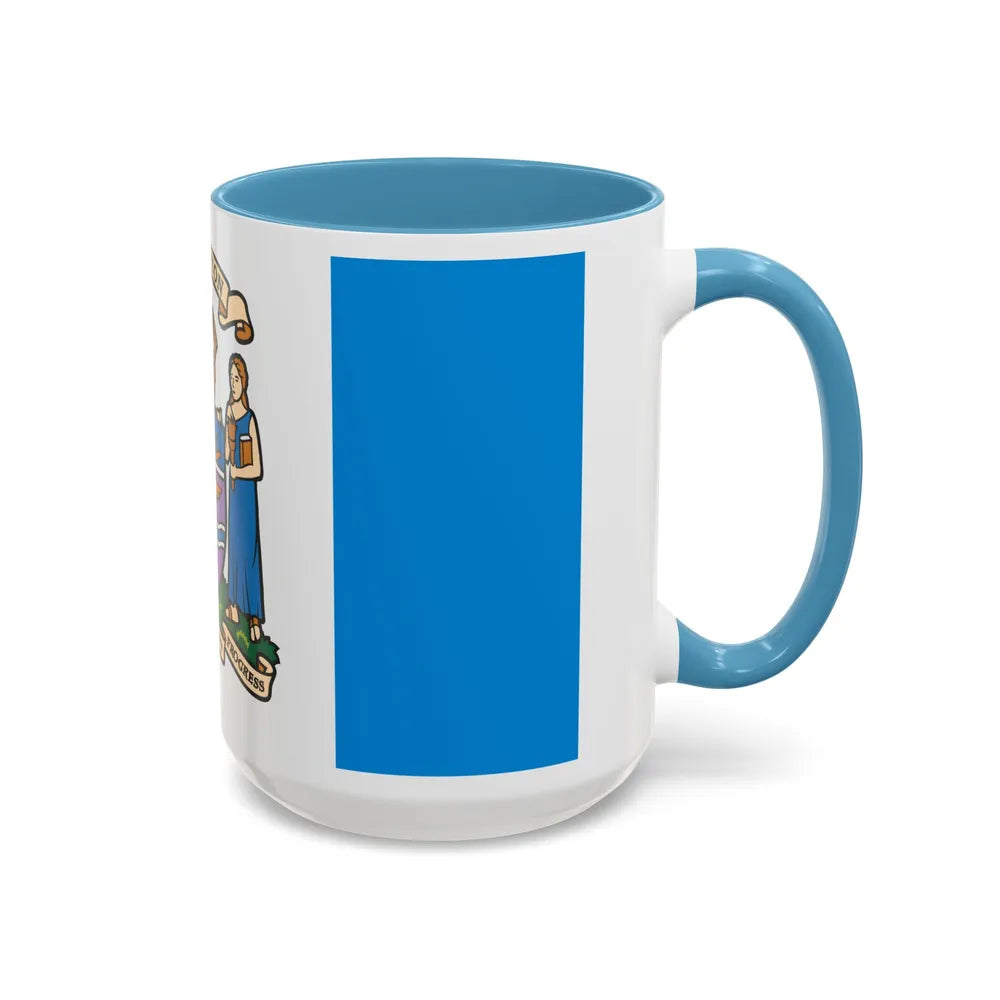 Flag of Edmonton Canada - Accent Coffee Mug-Go Mug Yourself