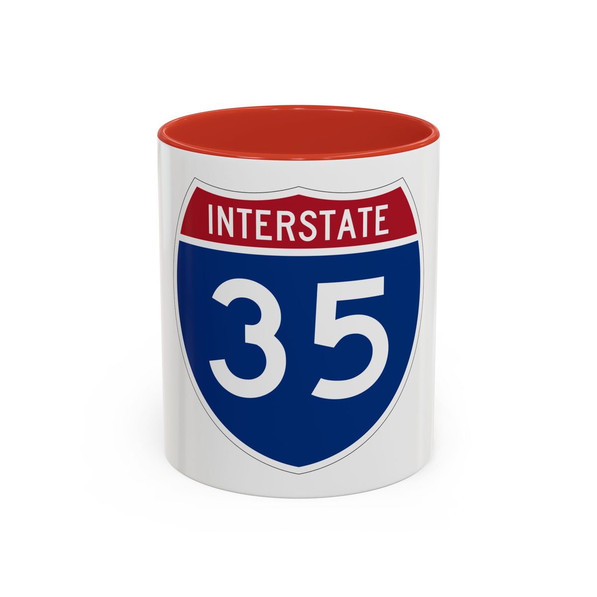 Interstate 35 (U.S. Highways) Accent Coffee Mug