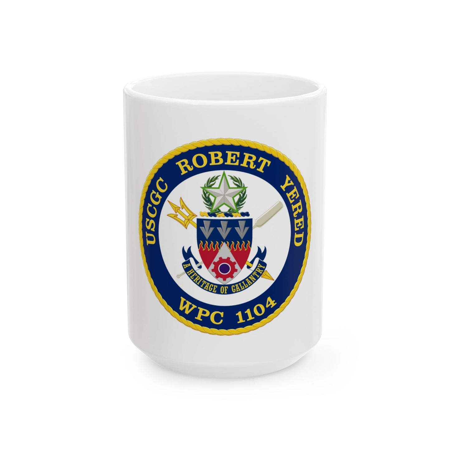 USCGC Robert Yered WPC 1104 1 (U.S. Coast Guard) White Coffee Mug
