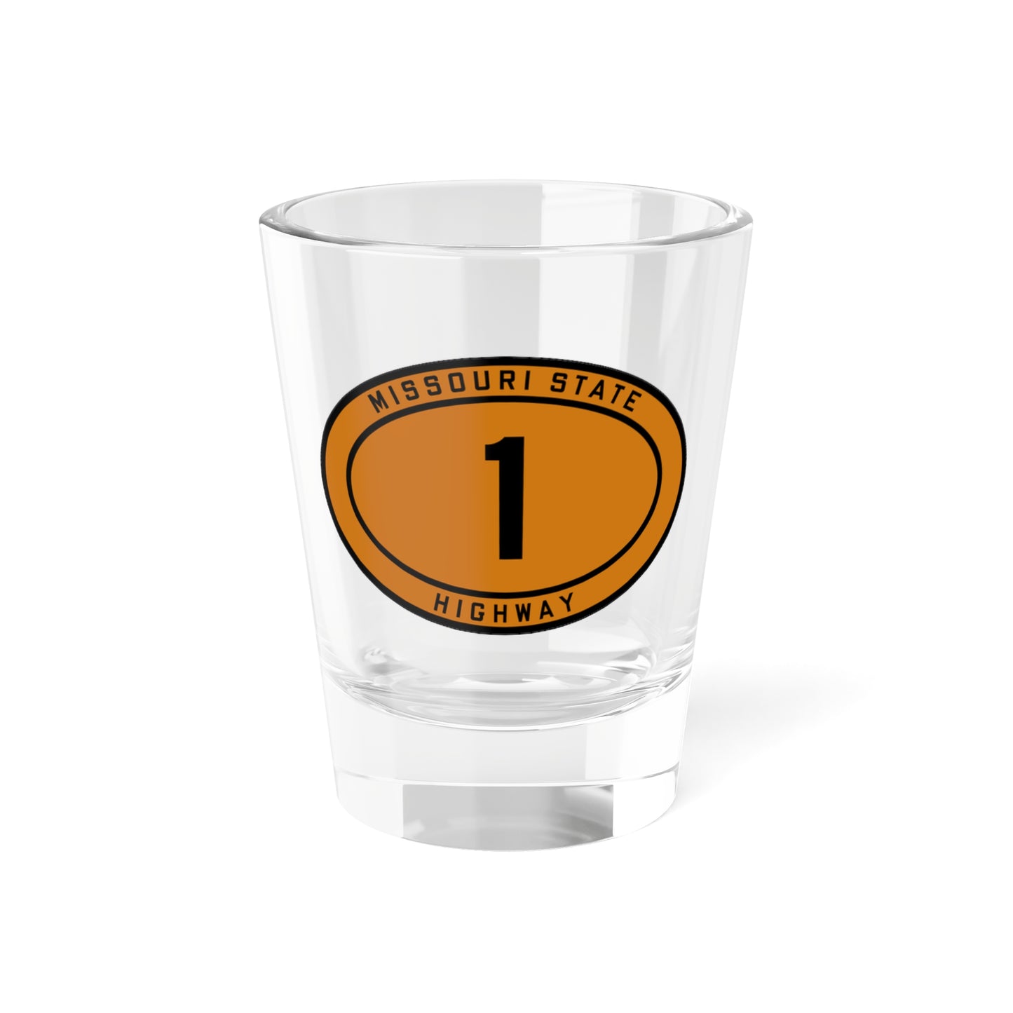 MO-1 1920 (Missouri) (Road Sign) Shot Glass 1.5oz