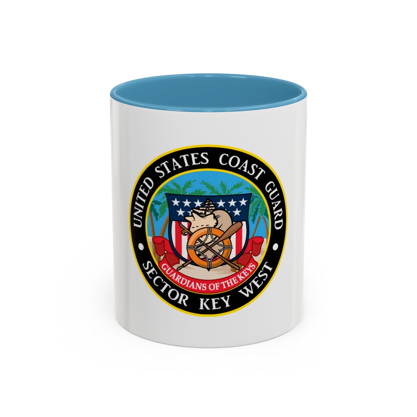 USCG Sector Key West (U.S. Coast Guard) Accent Coffee Mug