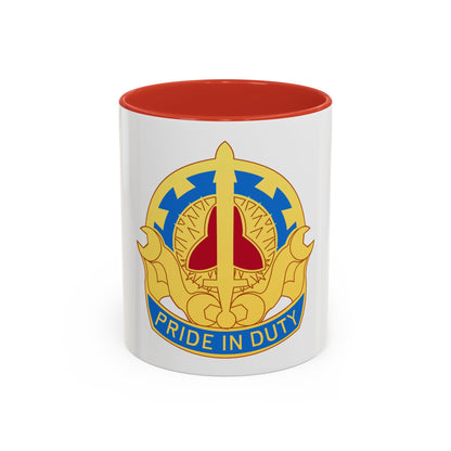 138 Maintenance Battalion (U.S. Army) Accent Coffee Mug