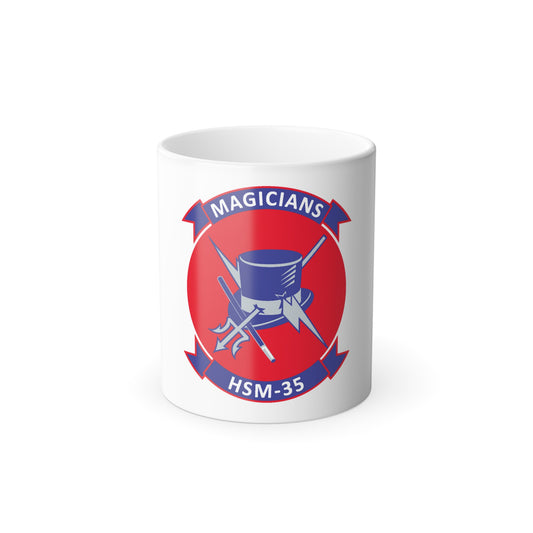 HSM 35 Magicians (U.S. Navy) Color Changing Mug 11oz