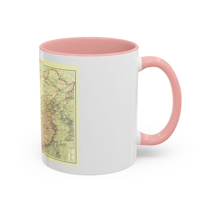 China and its Territories (1912) (Map) Accent Coffee Mug