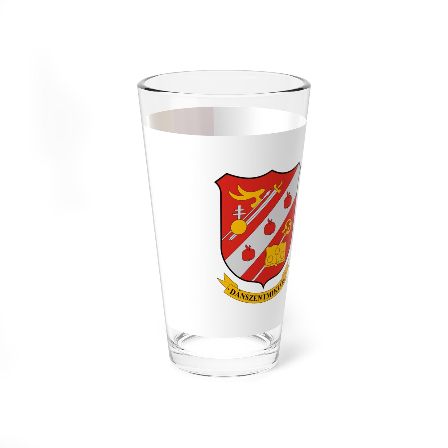 Flag of Danszentmiklos (Hungary) Pint Glass 16oz