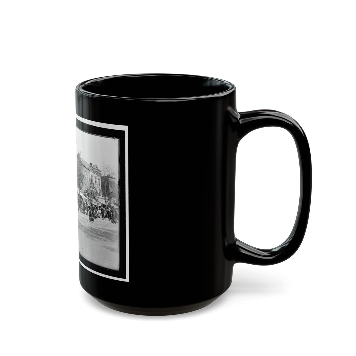 A Full Brass Band Composed Of Women, Heading One Of The Posts From The Dept. Of Pa. (U.S. Civil War) Black Coffee Mug