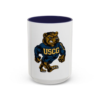 USCG Bear (U.S. Coast Guard) Accent Coffee Mug