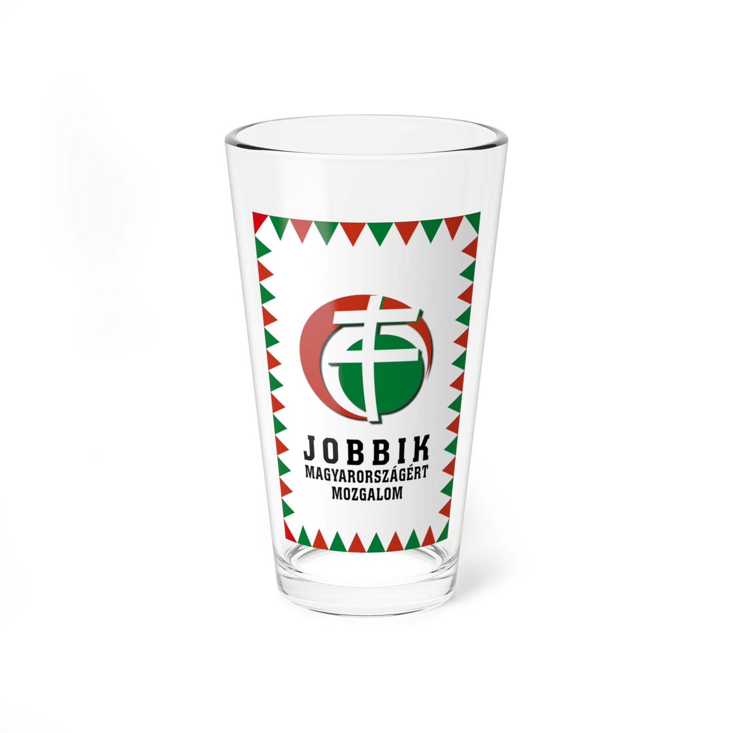 Flag of Jobbik Hungary (Hungary) Pint Glass 16oz