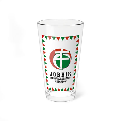 Flag of Jobbik Hungary (Hungary) Pint Glass 16oz