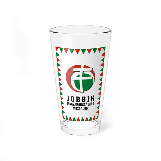 Flag of Jobbik Hungary (Hungary) Pint Glass 16oz