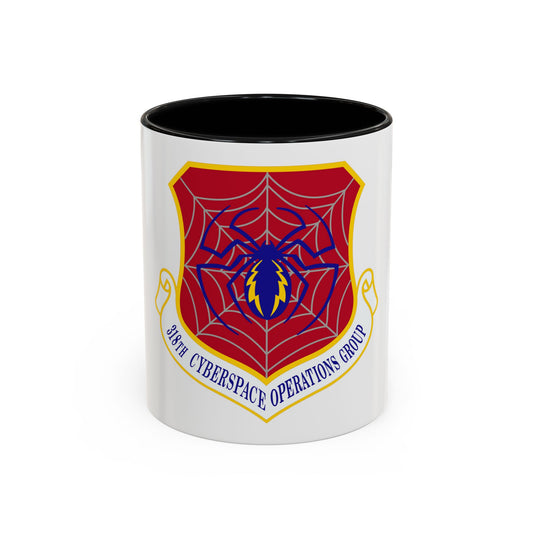 318 Cyberspace Operations Group ACC (U.S. Air Force) Accent Coffee Mug