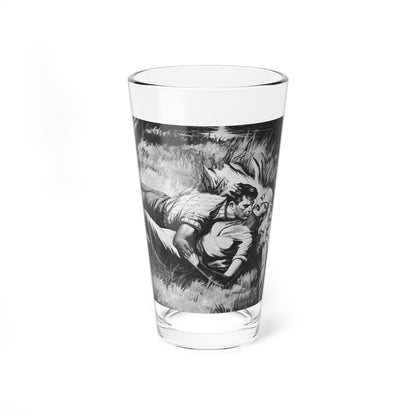 One Kiss Before I Die, Man's World, March 1958 (Magazine Illustration) Pint Glass 16oz