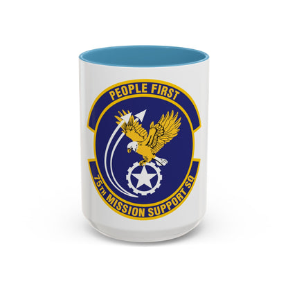 75th Mission Support Squadron (U.S. Air Force) Accent Coffee Mug