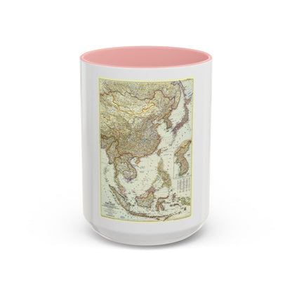 Far East (1952) (Map) Accent Coffee Mug