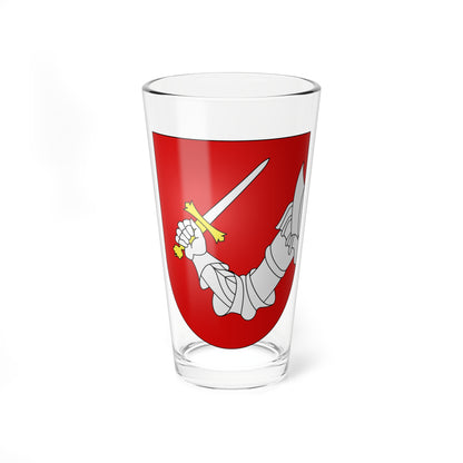 RivaSanVitale-coat of arms (Switzerland) (Coat of Arms) Pint Glass 16oz