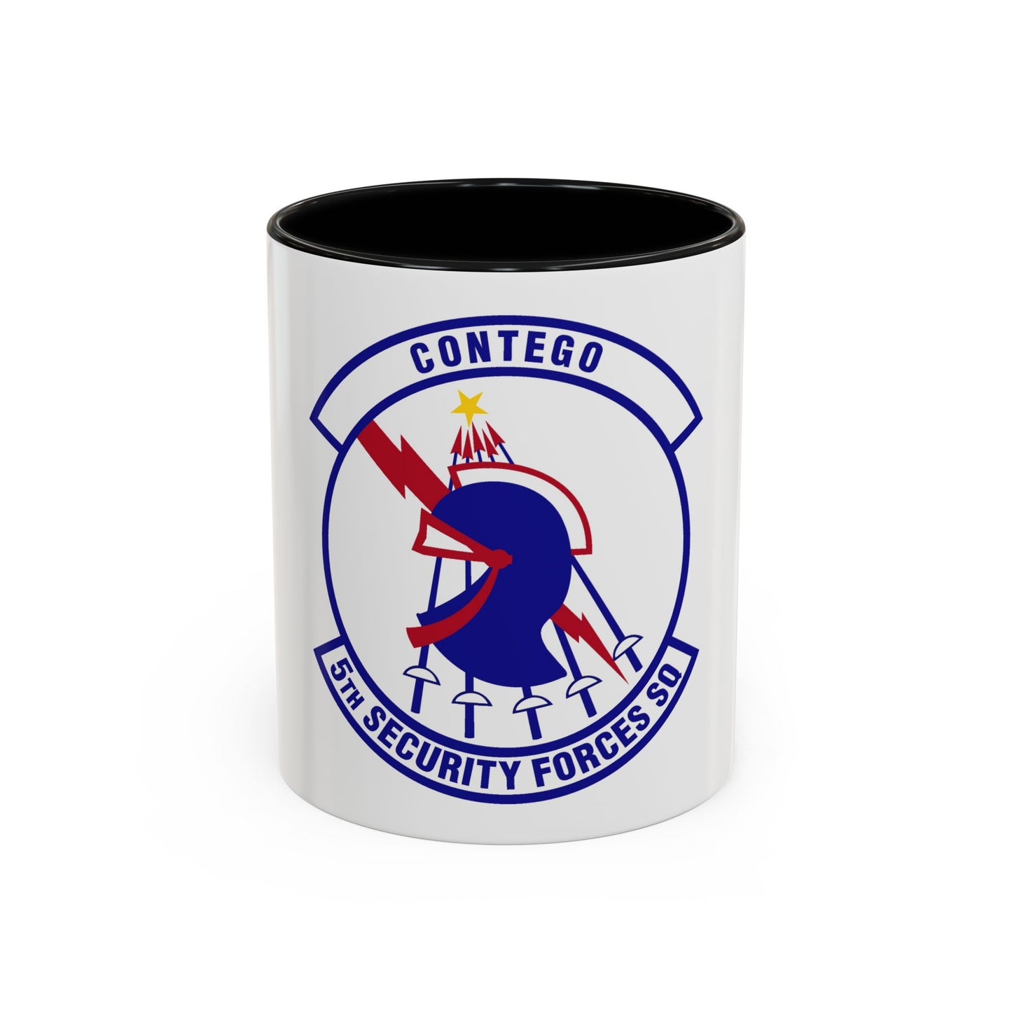 5th Security Forces Squadron (U.S. Air Force) Accent Coffee Mug